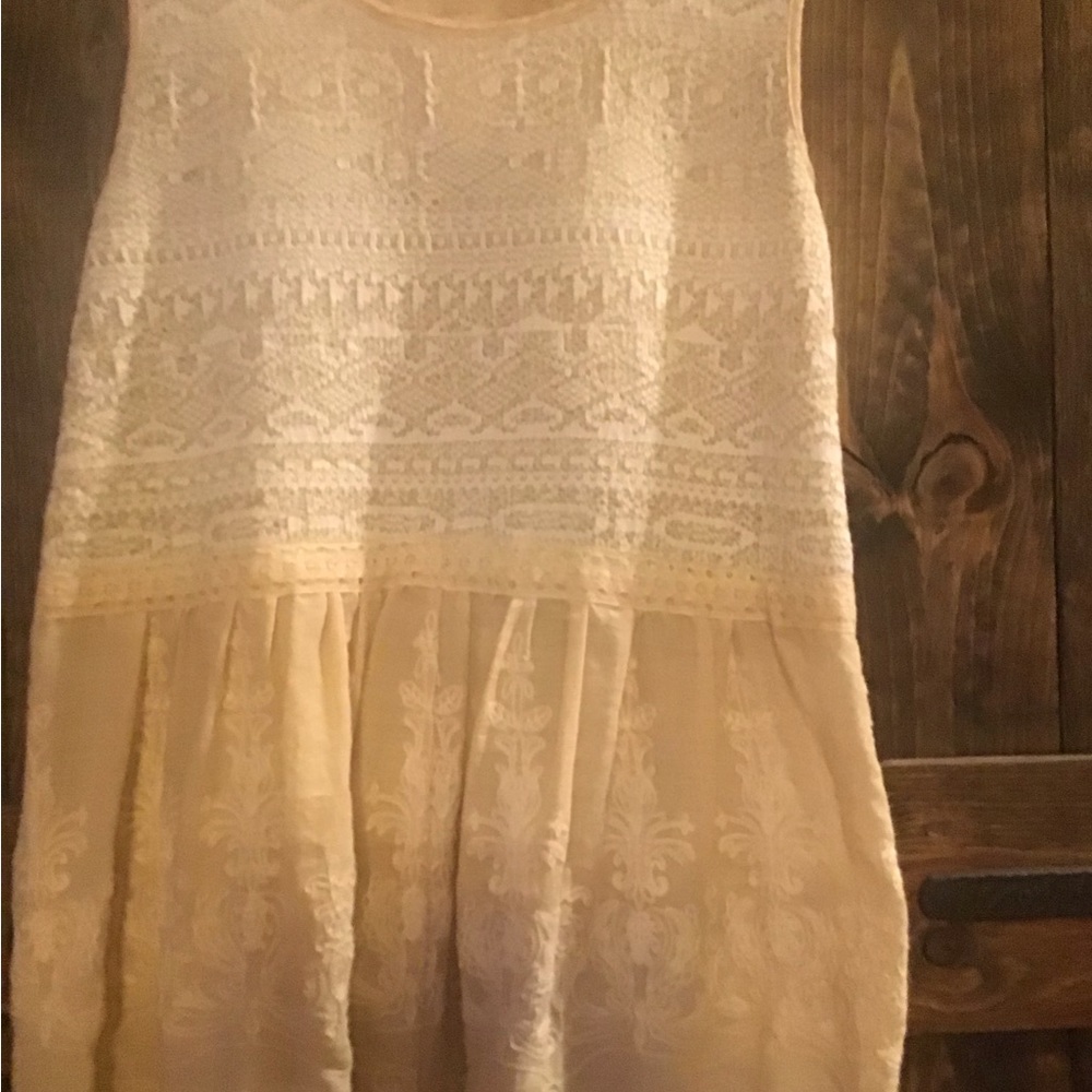 Cream Embroidered top - Picture 2 of 4